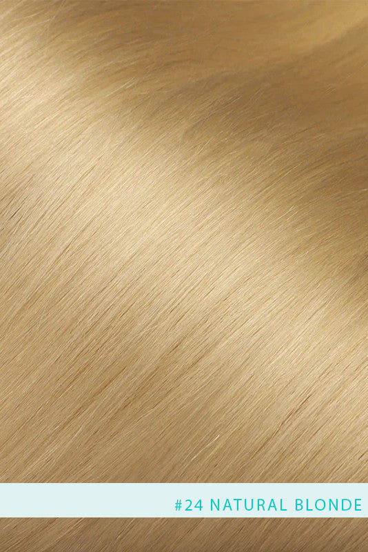 Topper de cabello humano Remy con seda Flavia-B1