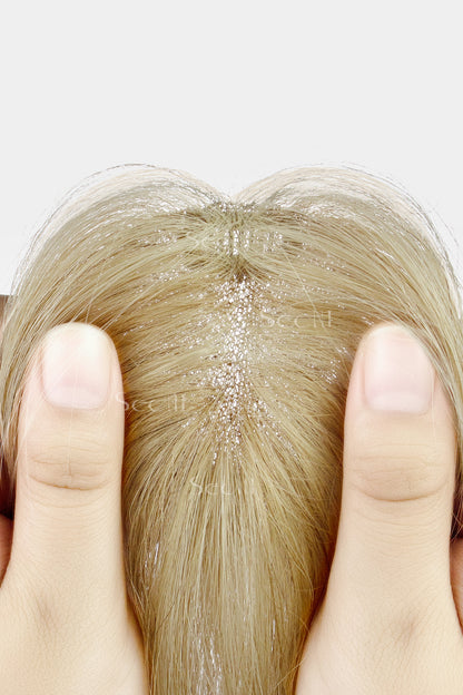 Magic Pixie Hair Topper Warm Blonde With Highlights 