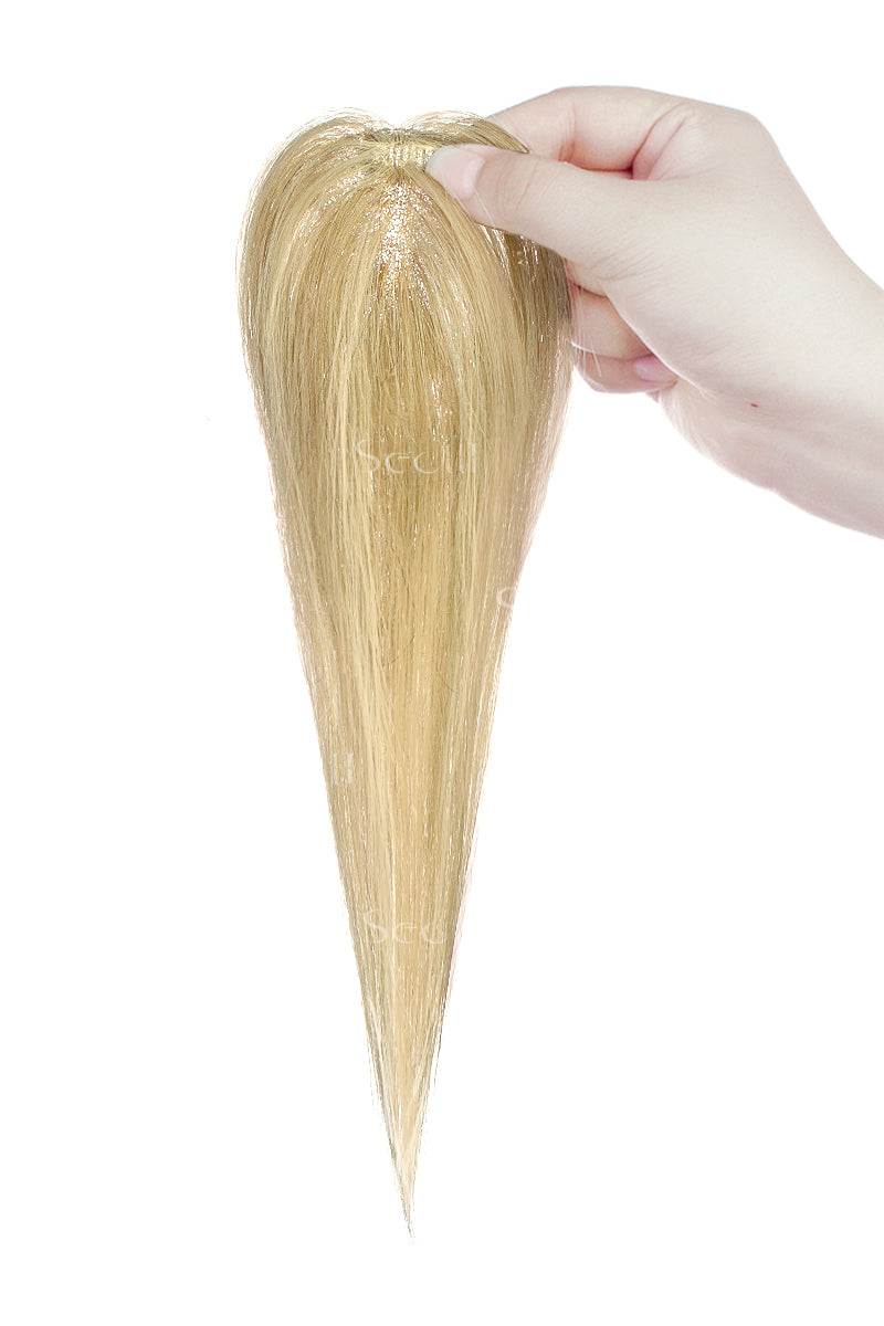 Magic Hair Topper Warm Blonde With Highlights 