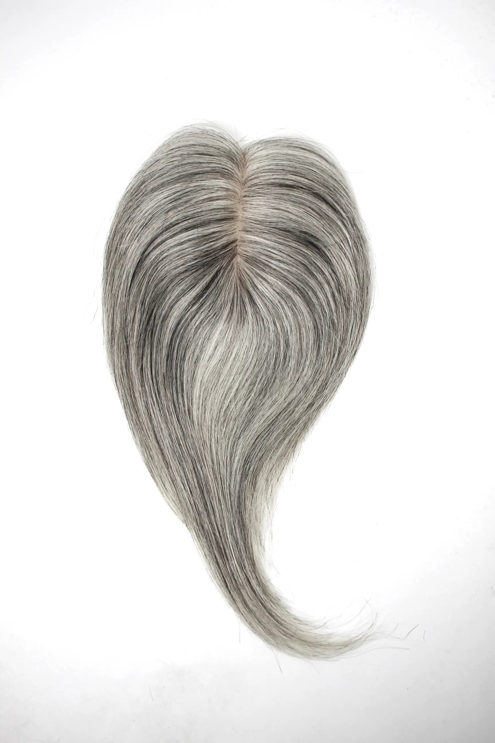 Flavia Silk Top Remy Human Hair Topper Light Grey