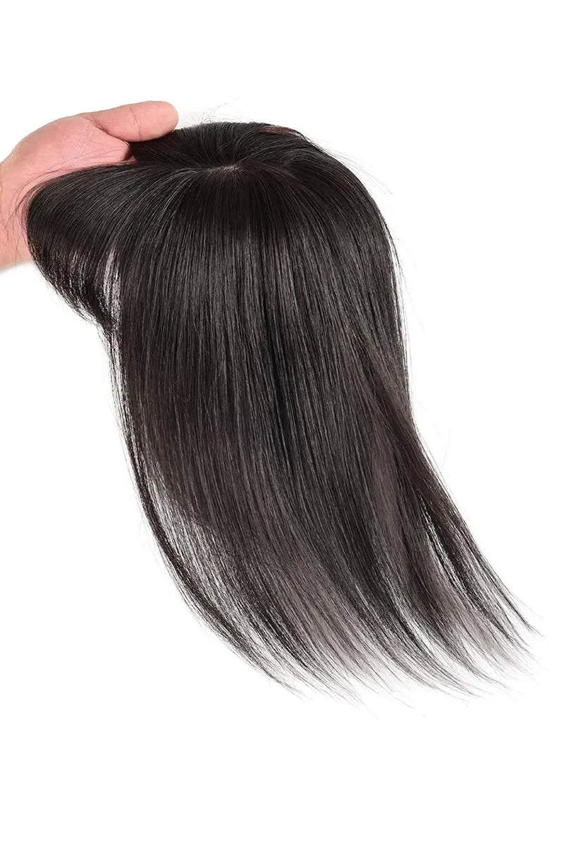 Topper de Cabello Humano Remy con Base de Seda Flavia-B1