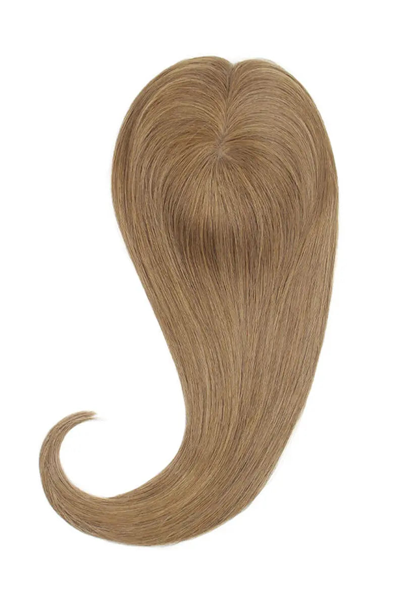 Flavia Silk Top Remy Human Hair Topper #6 Light Brown