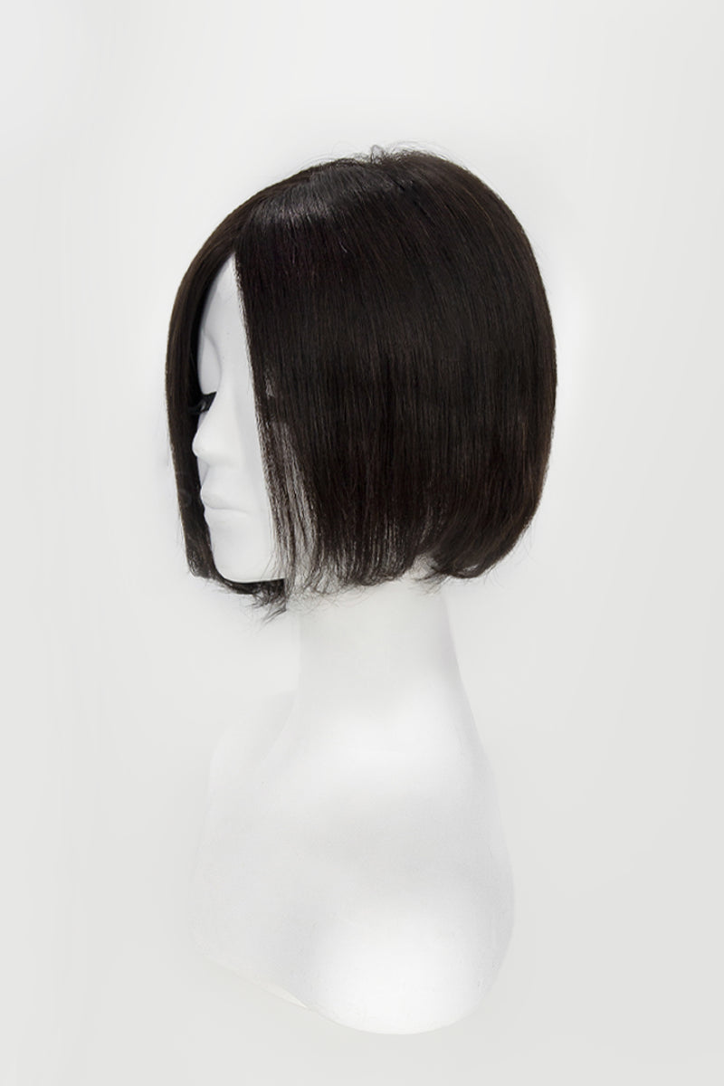 Luna Peluca Bob de Cabello Humano con Encaje Completo Sin Pegamento, Color y Estilo Personalizables