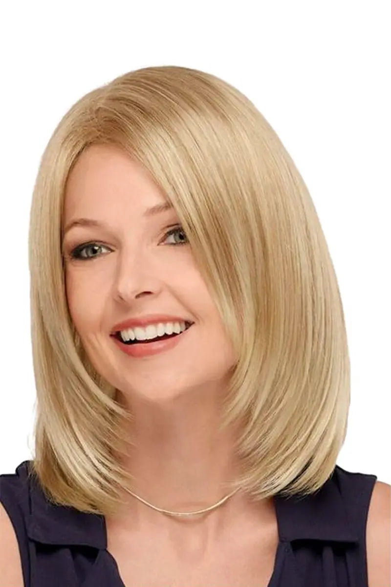 Mona Handmade Human Hair Topper  Dark Blonde with Light Blonde