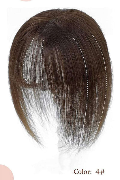 Carol Human Hair Topper for Hair Loss Solutions Light Brown