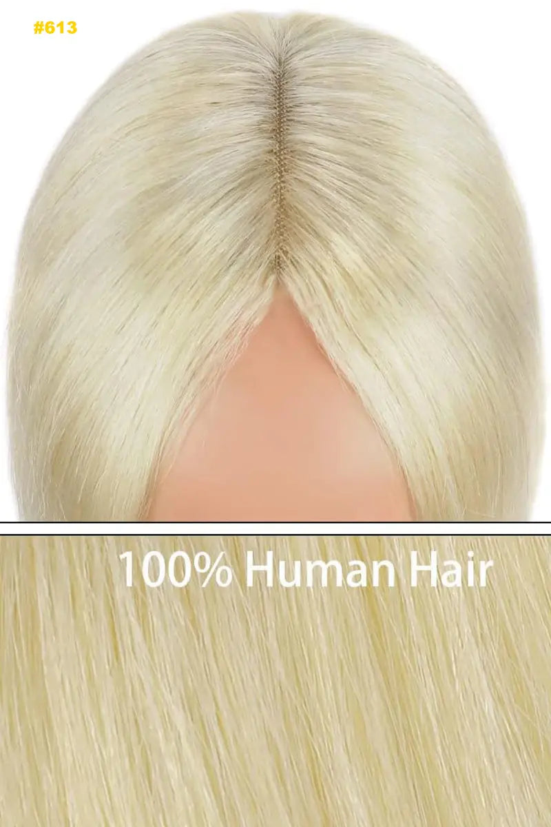 Peluca de pelo humano Pixie y adorno hecho a mano