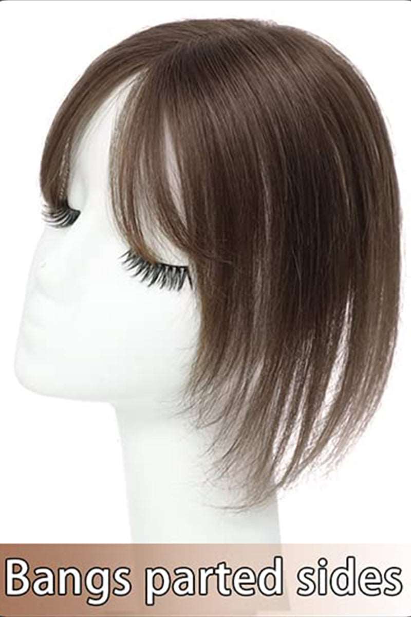 Carol Human Hair Topper for Hair Loss Solutions Medium Brown