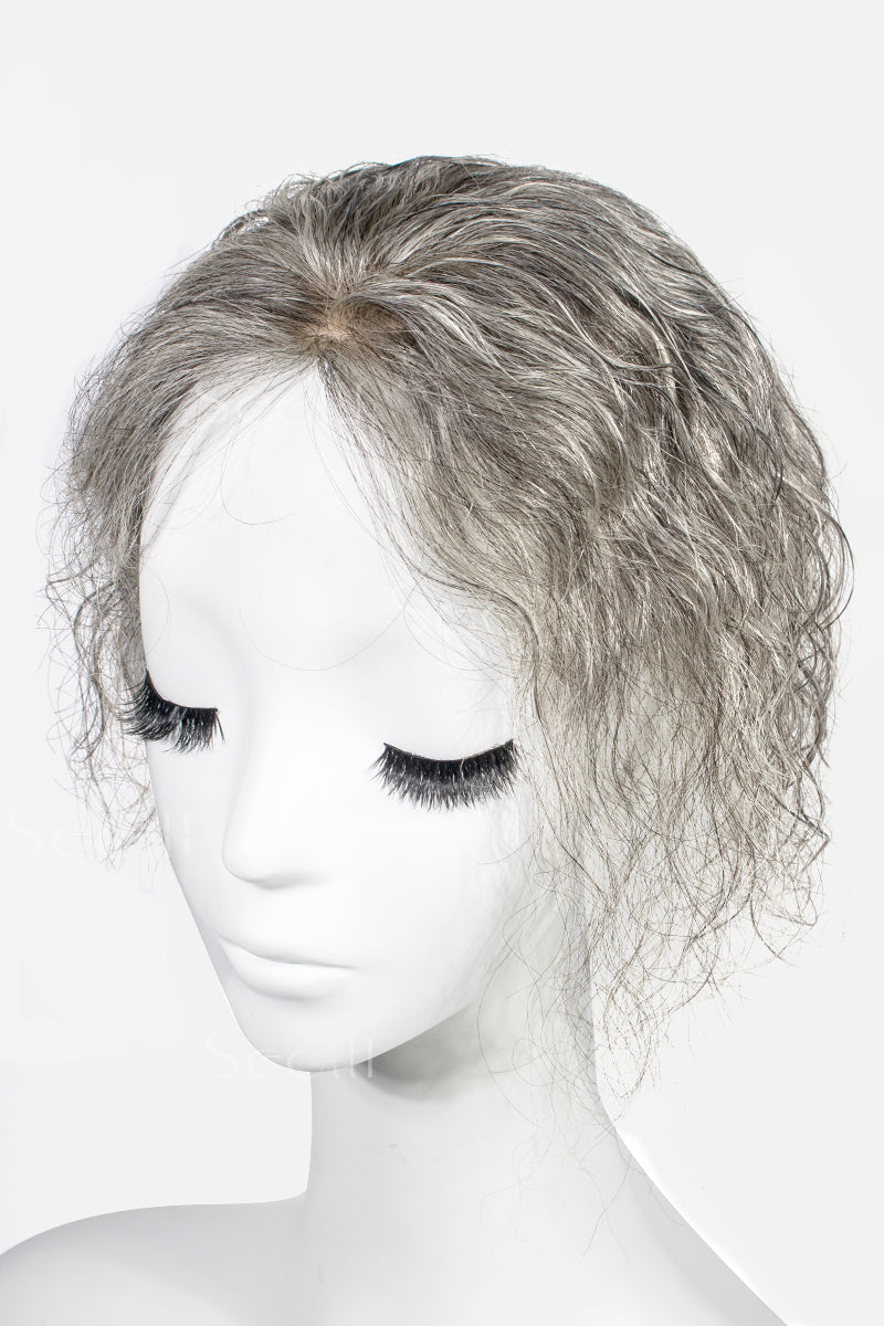 Flavia-C02 Wave Curly Human Hair Toppers  