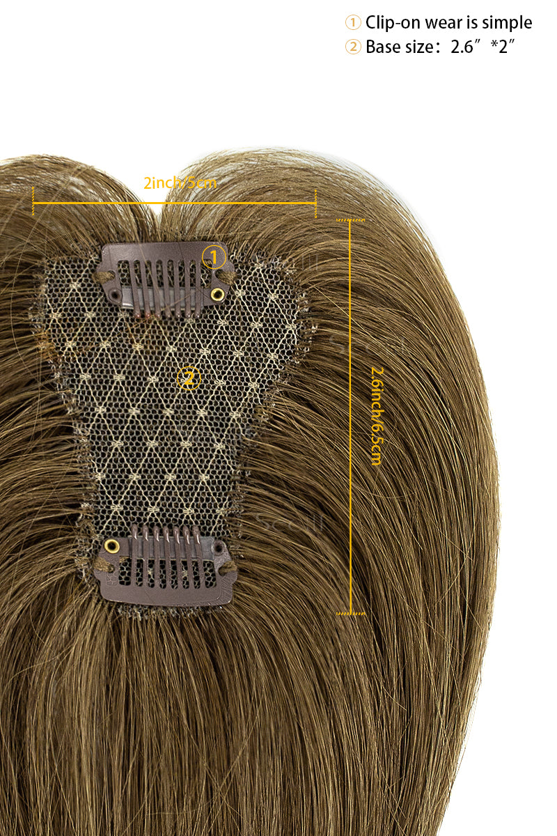 Magic Pixie Topper Light Chestnut Brown #8 – SEULLY