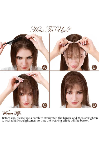tips for wear hair bangs