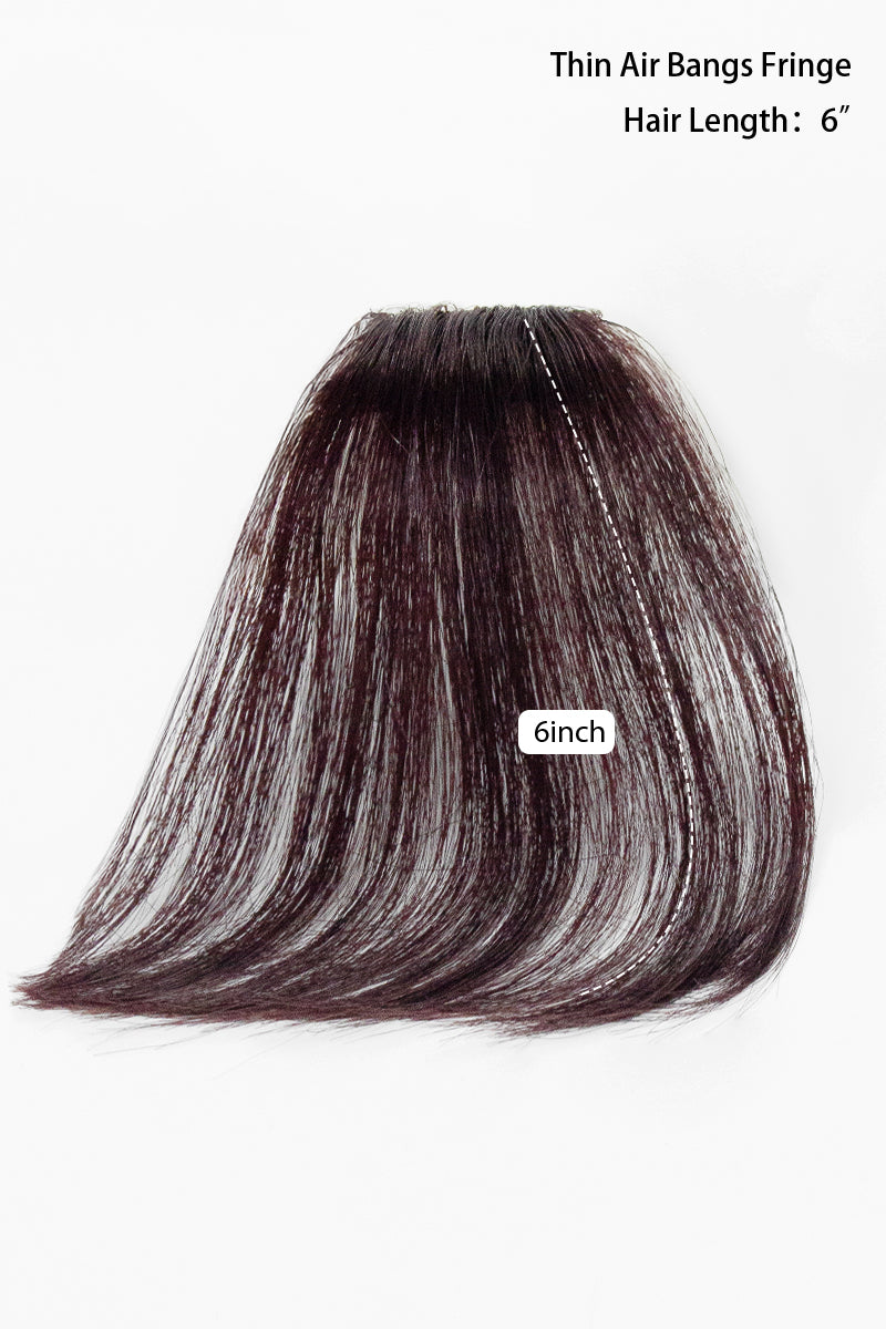 Annie Handmade Human Hair Bangs – No Temple