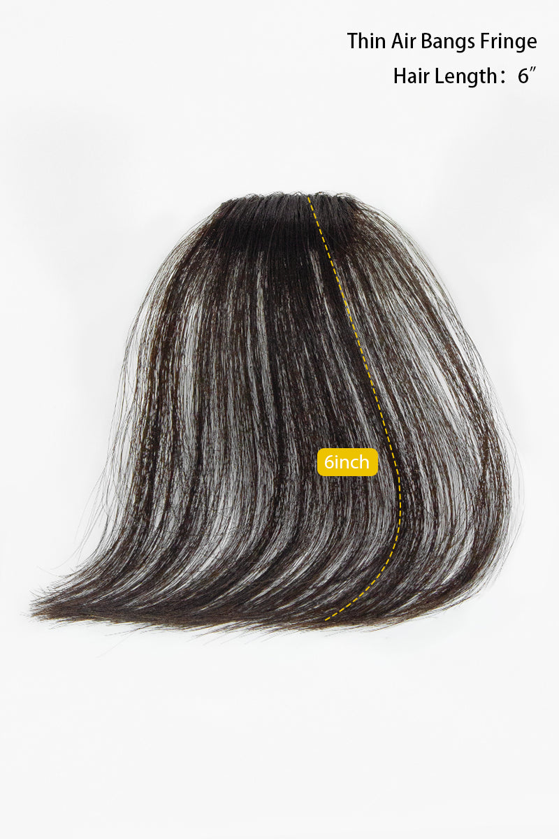 Annie Handmade Human Hair Bangs – No Temple