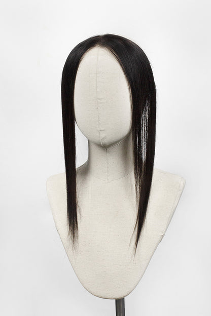 Seully Hair Hairline Topper: Breathable Lace|Halo Wire|Natural Look Natural Black 