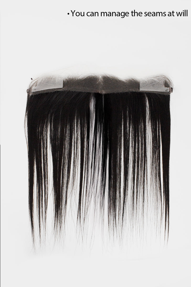 Seully Hair Hairline Topper: Breathable Lace|Halo Wire|Natural Look Natural Black 