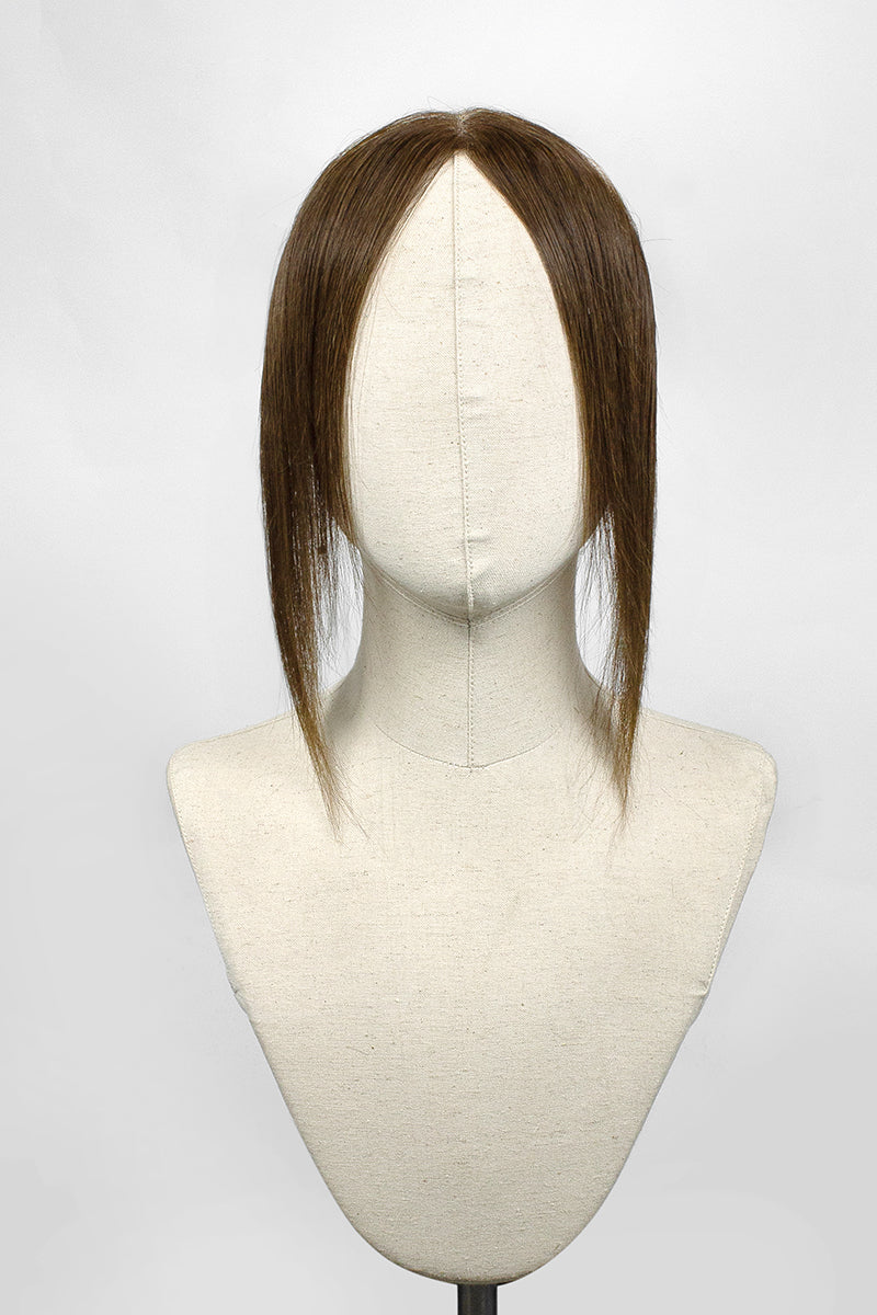 Seully Hair Hairline Topper: Breathable Lace|Halo Wire|Natural Look Medium Brown 