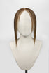 Seully Hair Hairline Topper: Breathable Lace|Halo Wire|Natural Look Dark Brown mix Medium Ash Brown 
