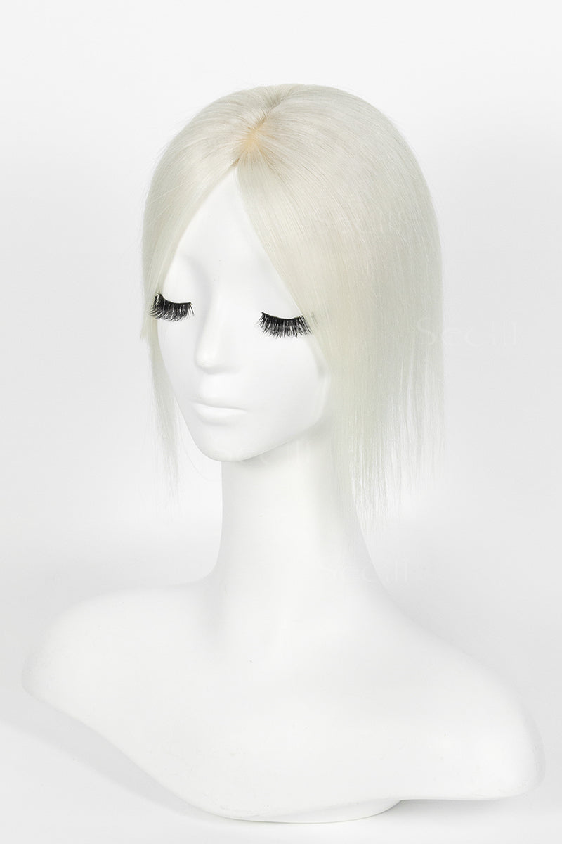 Flavia Silk Top Remy Human Hair Topper 