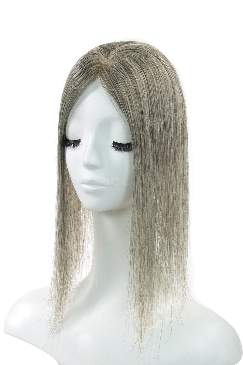 Flavia Silk Top Remy Human Hair Topper 