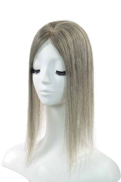 Flavia Silk Top Remy Human Hair Topper 