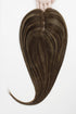 Flavia Silk Top Remy Human Hair Topper Dark Mousse Brown