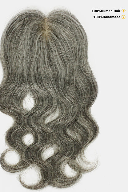 Flavia-C02 Wave Curly Human Hair Toppers  