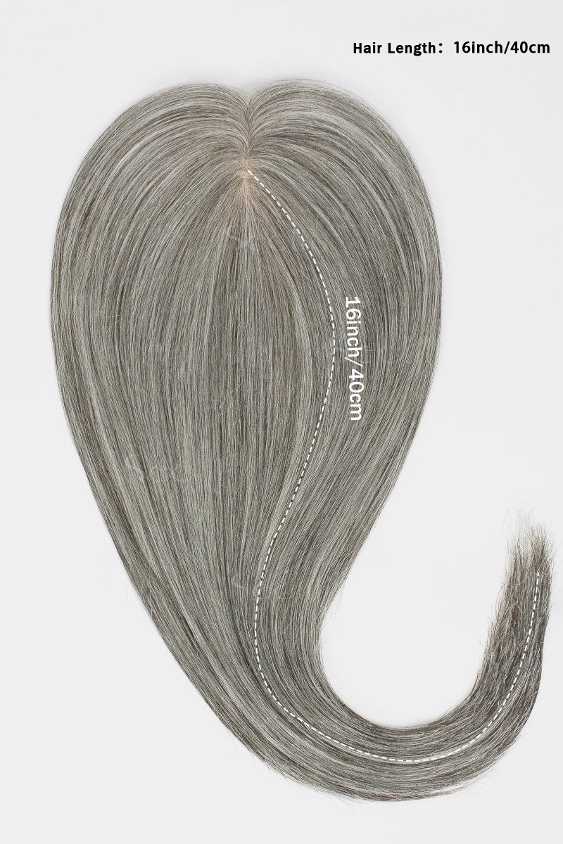 Flavia Silk Top Remy Human Hair Topper 