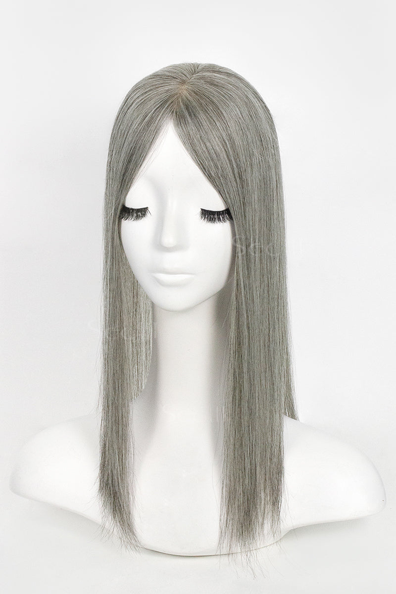 Flavia Silk Top Remy Human Hair Topper 