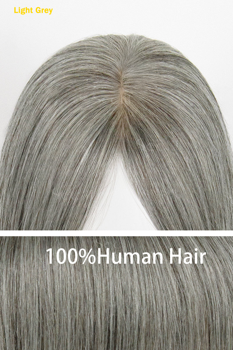 Flavia Silk Top Remy Human Hair Topper 