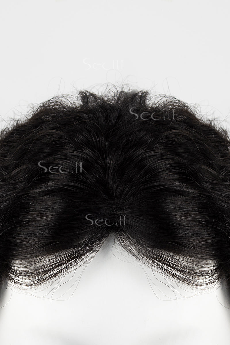 Magic Pixie -C02 Wave Curly Topper Natural Black 