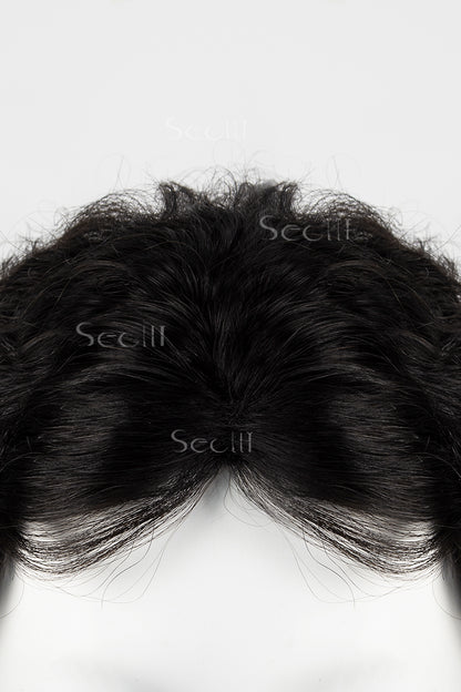 Magic Pixie -C02 Wave Curly Topper Natural Black 