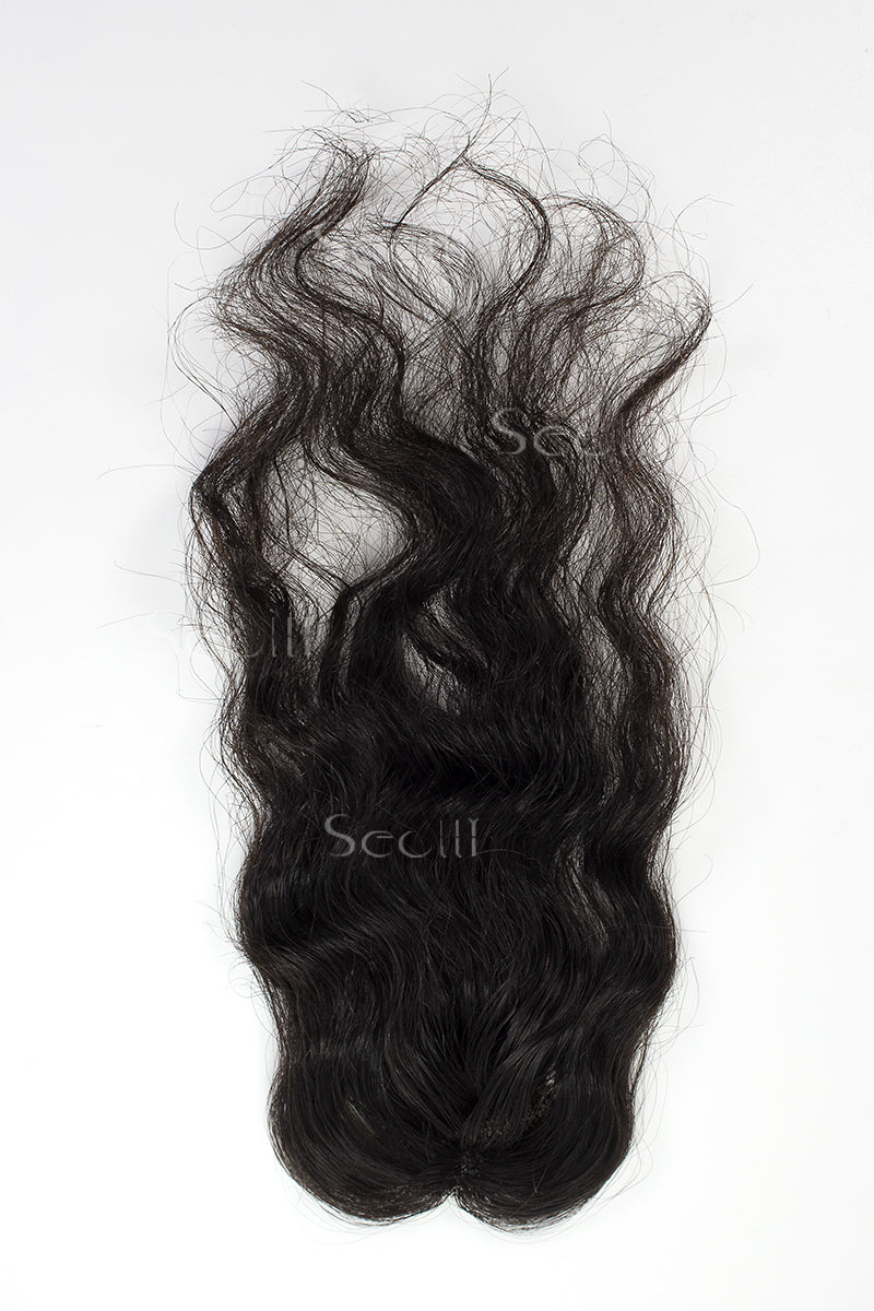 Magic Pixie -C02 Wave Curly Topper Natural Black 