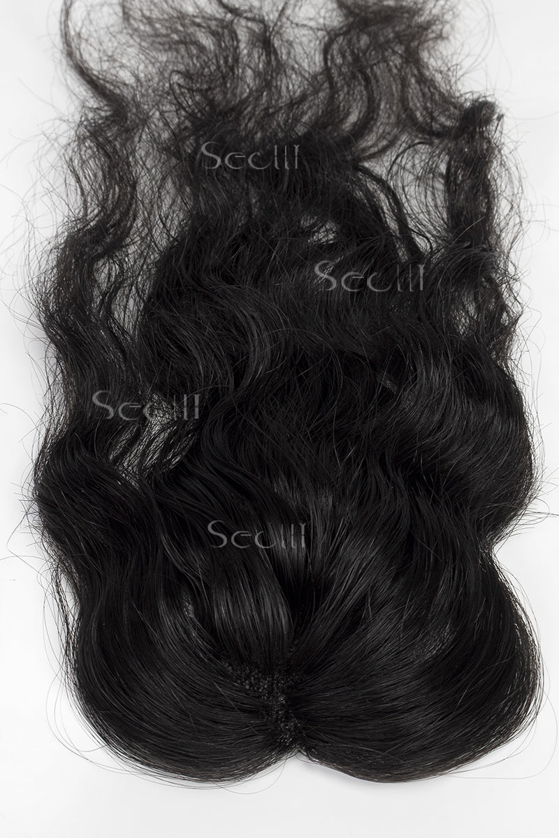 Magic Pixie -C02 Wave Curly Topper Natural Black 