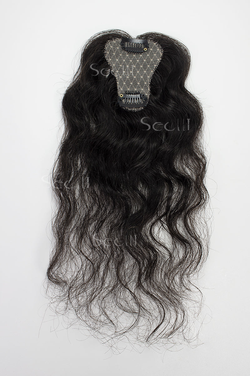 Magic Pixie -C02 Wave Curly Topper Natural Black 