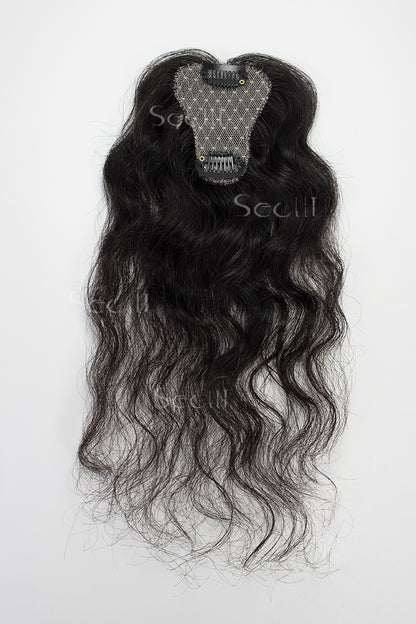 Magic Pixie -C02 Wave Curly Topper Natural Black 