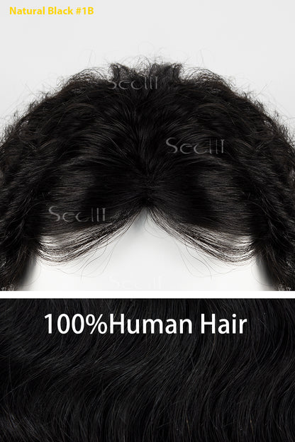 Magic Pixie -C02 Wave Curly Topper Natural Black 