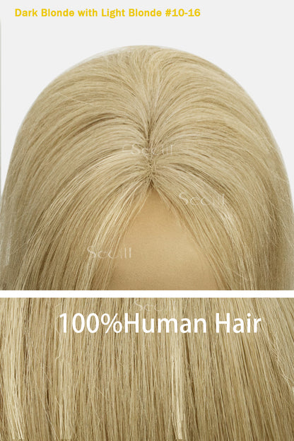 Magic Pixie Hair Topper Dark Blonde with Light Blonde 