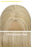 Magic Pixie Hair Topper Warm Blonde With Highlights #27/613