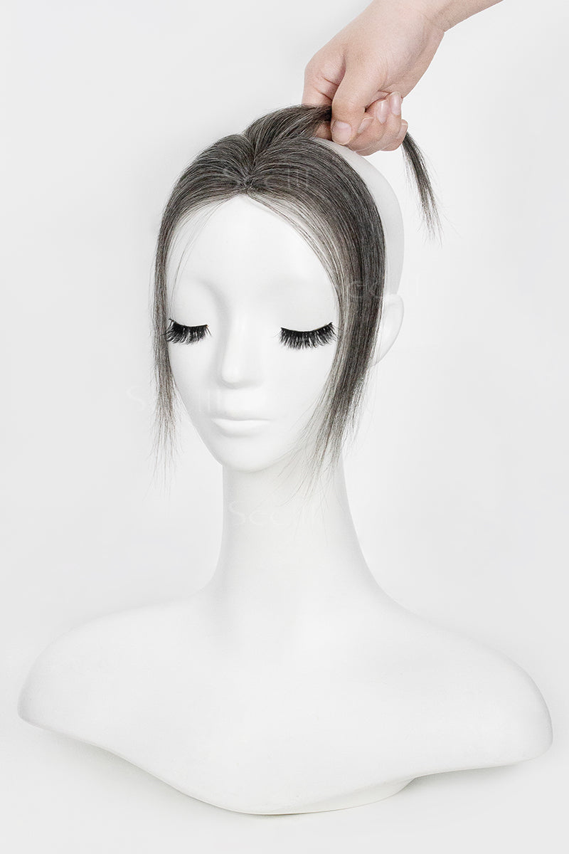 Mannequin head with Magic Pixie Topper 
