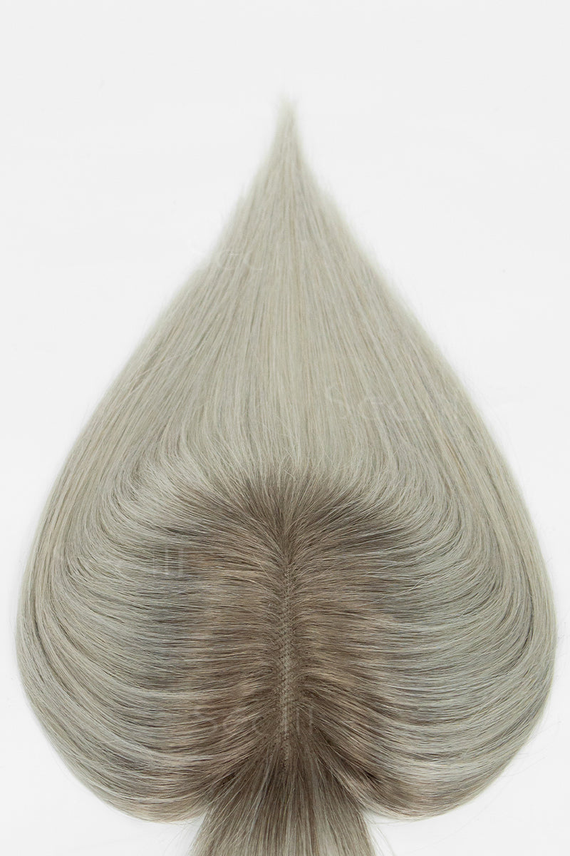 Mona-B hair topper front bangs close-up