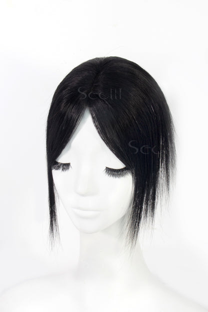 Mona Hair Topper Dark Black 