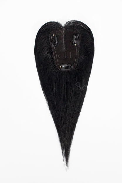 Mona Hair Topper Dark Black 