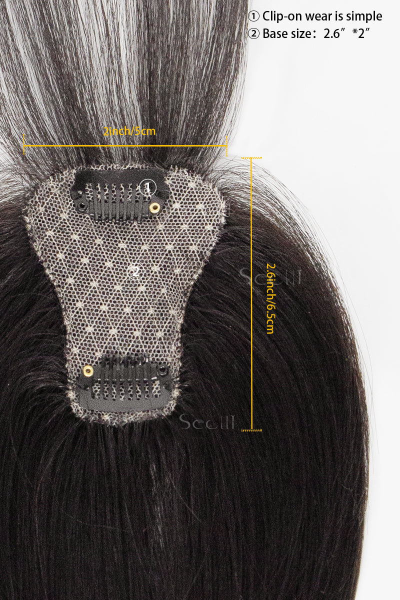 Magic Pixie Topper with Bangs Natural Black 