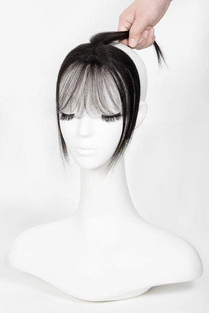 Magic Pixie Topper with Bangs Natural Black 