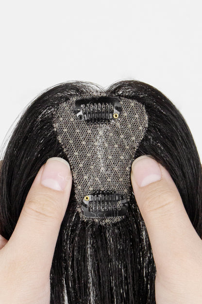 Magic Pixie Topper with Bangs Natural Black 
