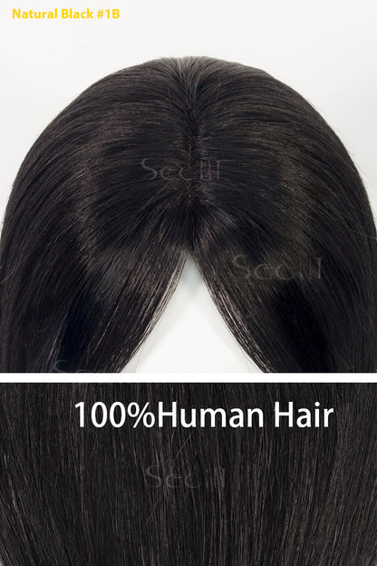 Magic Pixie Human Hair and Handmade Topper