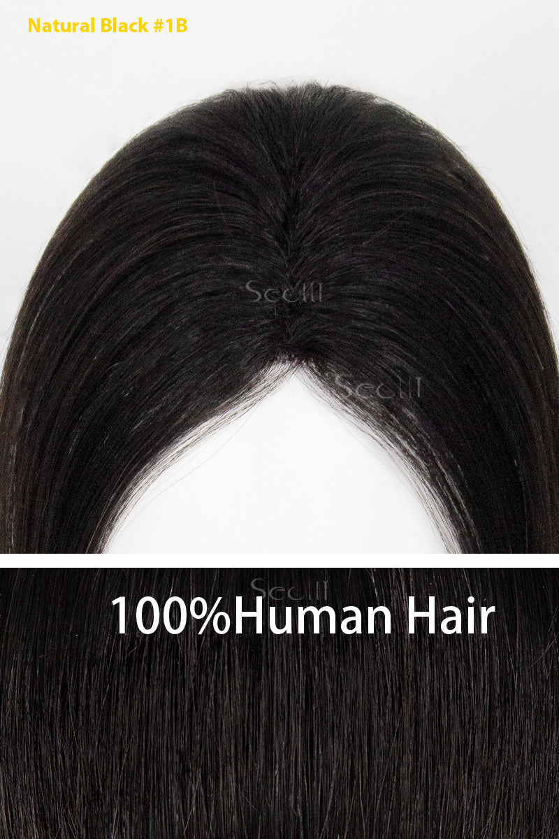 Magic Pixie Topper with Bangs Natural Black 