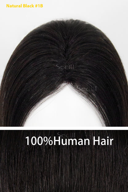 Magic Pixie Topper with Bangs Natural Black 