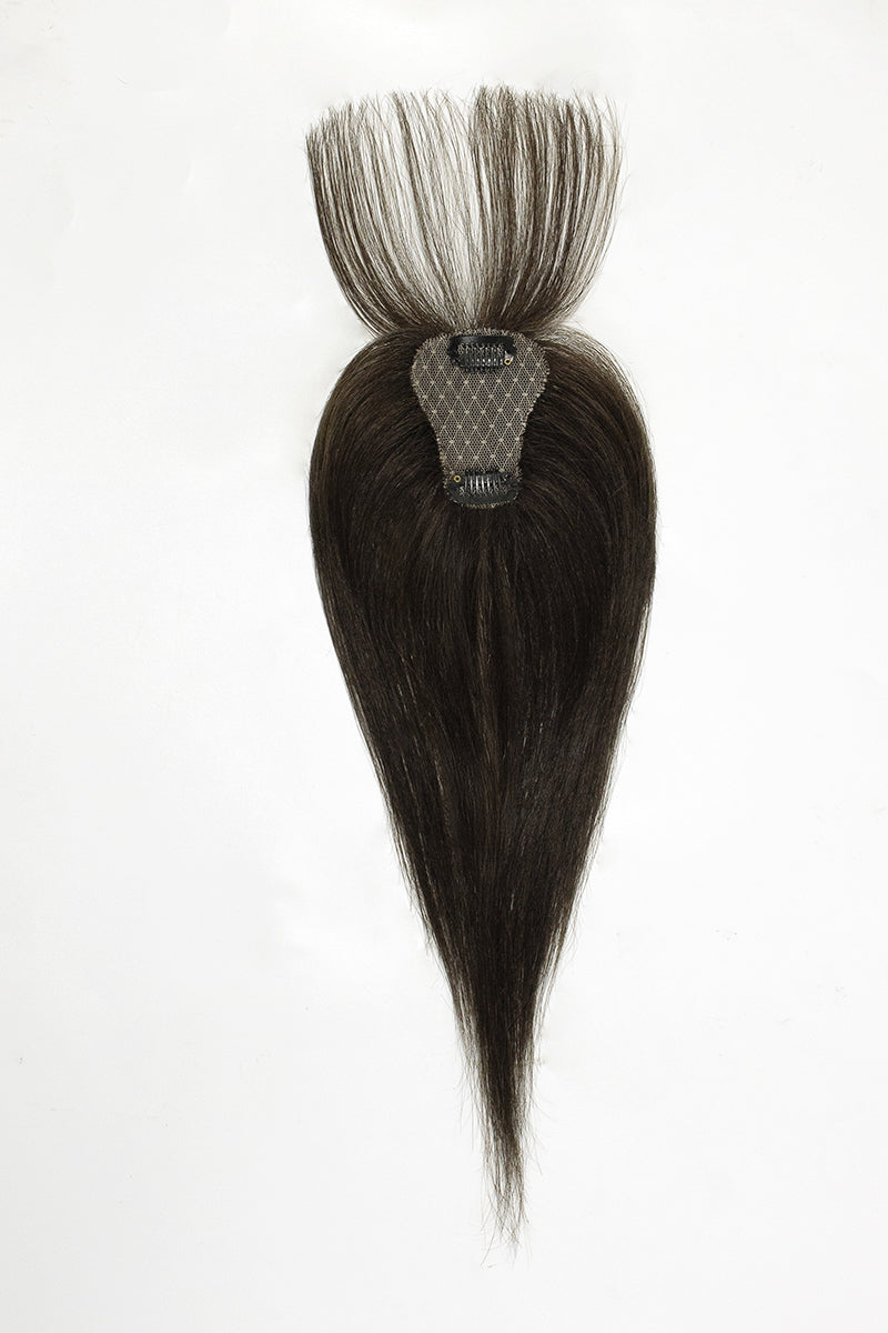 Brown hair Topper on a white background