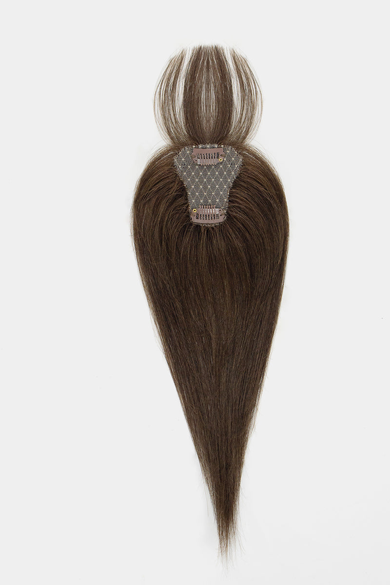 Magic Pixie Topper with Bangs Chocolate Brown 