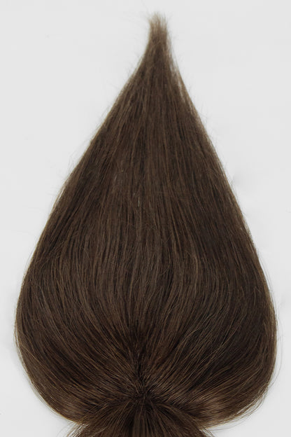 Magic Pixie Topper with Bangs Chocolate Brown 